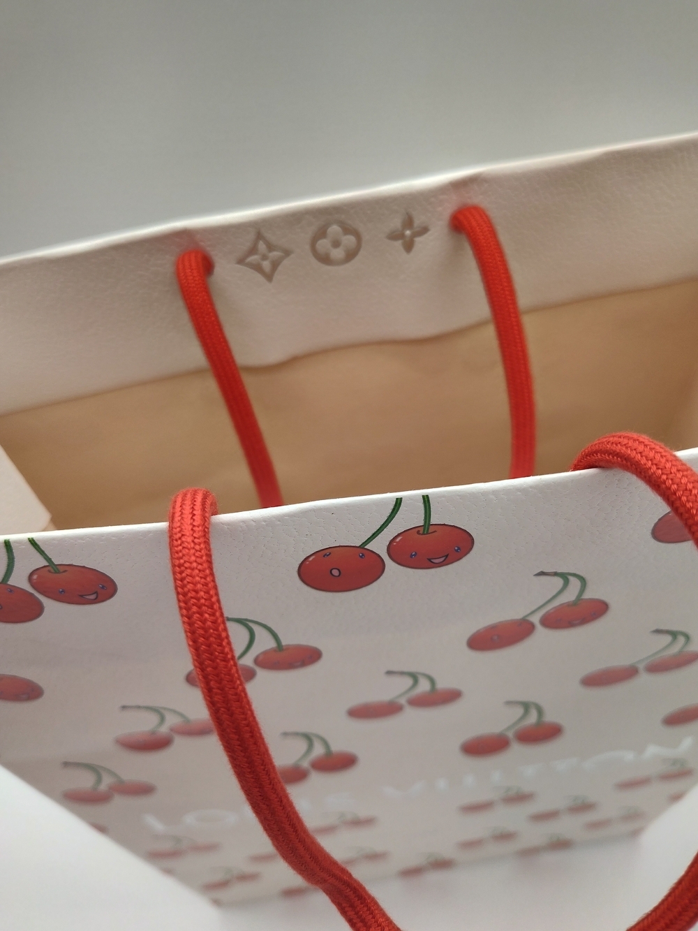 LOUIS VUITTON X Murakami Cherry 2025 Shopping Bag Gift Packaging PRISTINE Rare - Picture 4 of 10